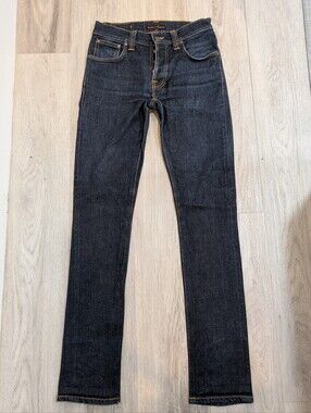 Nudie Jeans Co. Grim Tim Men’s 30/34 Dark Wash Denim Jeans